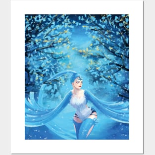 Snow bird queen Posters and Art